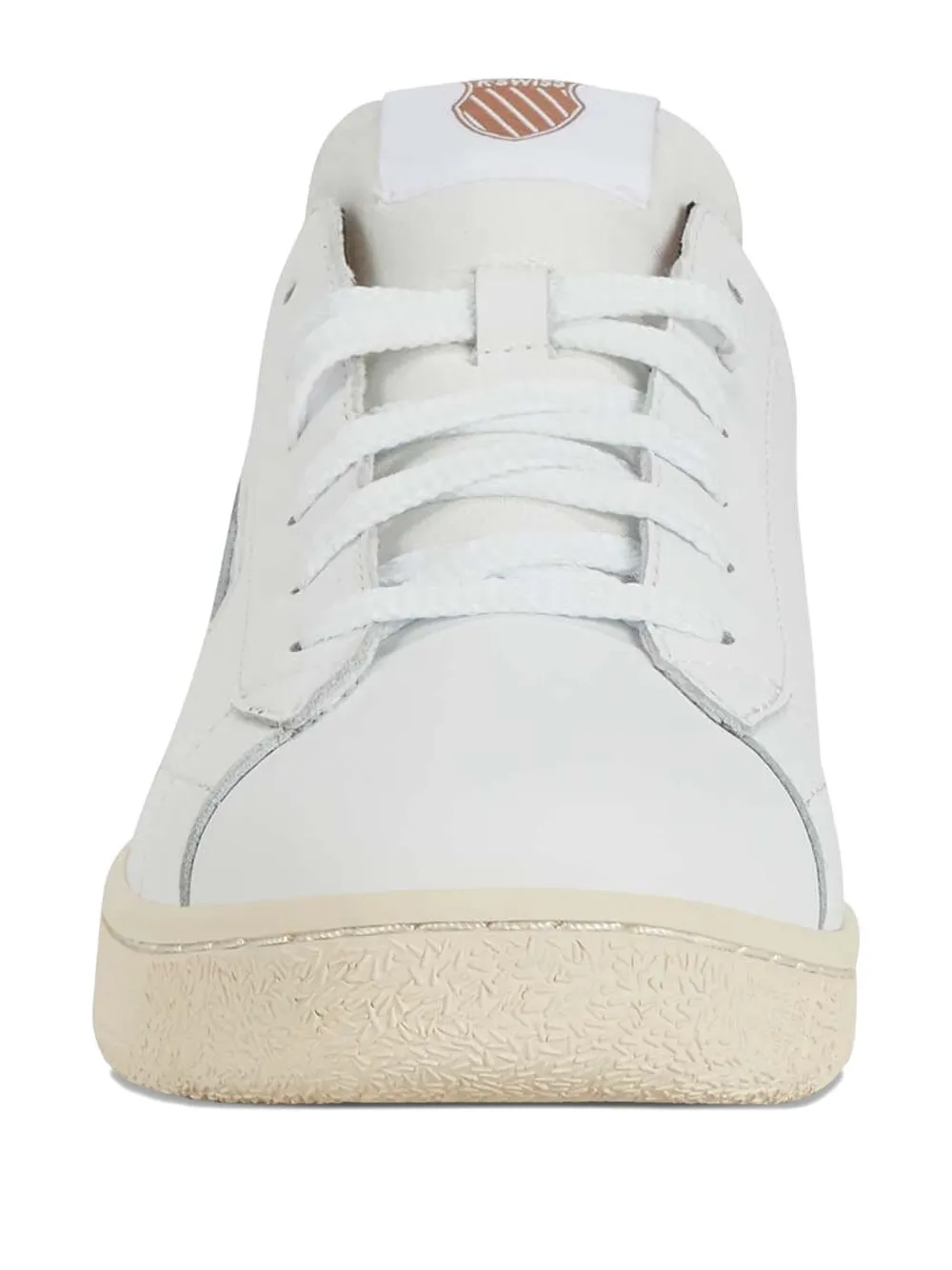 K-Swiss Slammklub CC leather low-top sneakers White