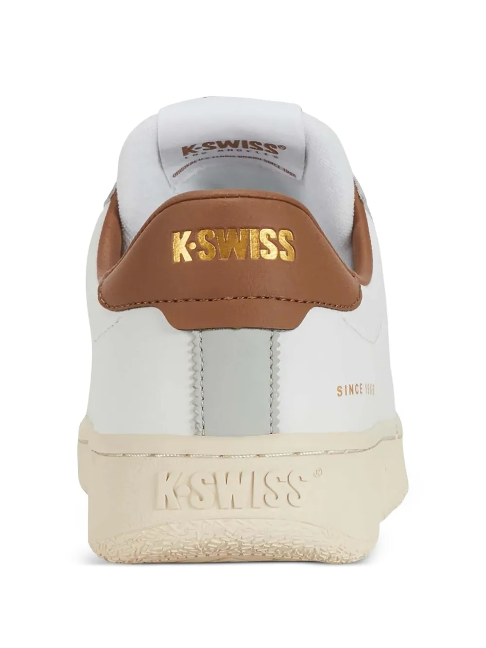 K-Swiss Slammklub CC leather low-top sneakers White