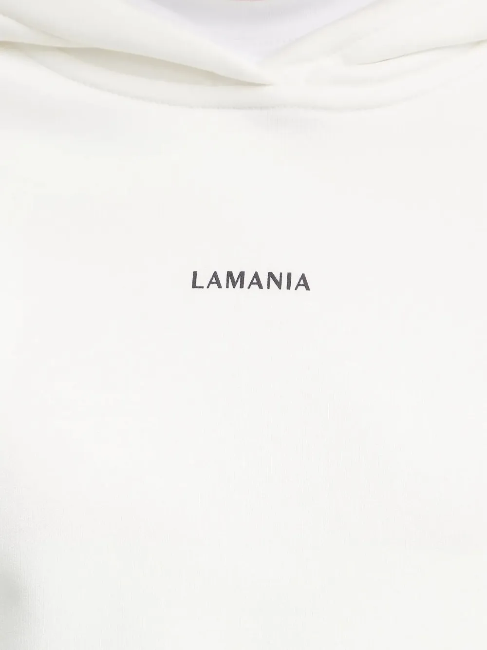 La Mania Hoodie met logodetail Beige
