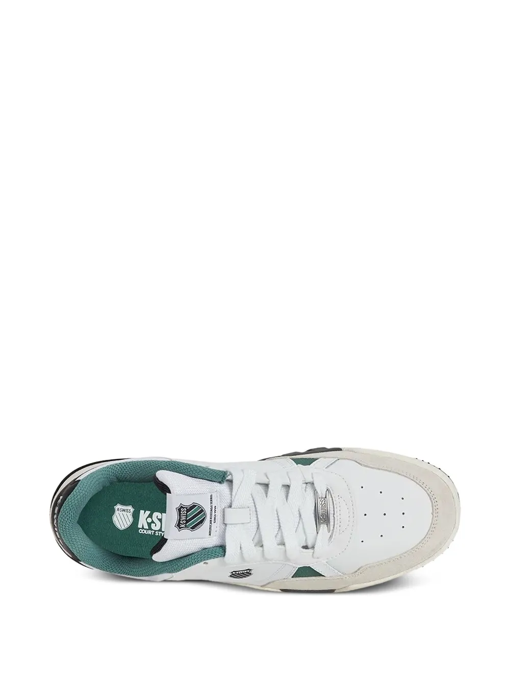 K-Swiss Sneakers met colourblocking Wit