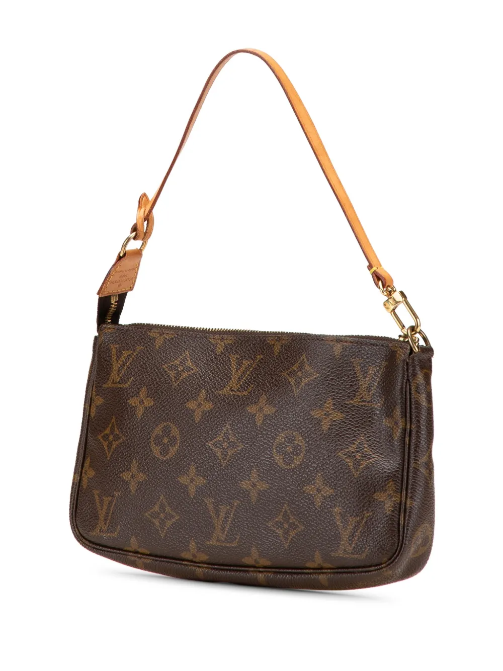 Pre-owned Louis Vuitton 2000 Monogram Pochette Accessoires Shoulder Bag
