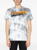 DISCLAIMER tie-dye print T-shirt - Grey