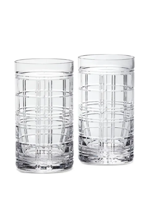 Ralph Lauren Home Hudson Plaid Barware Collection (set of six)