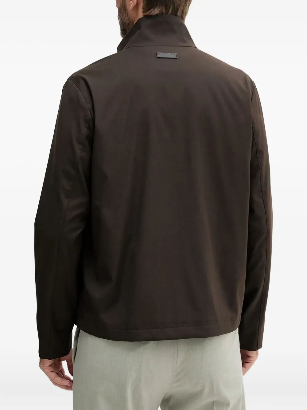 Sisley zip-neck jacket Bruin