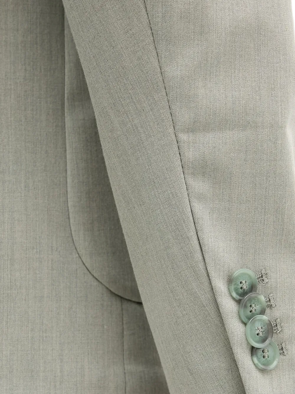 Sisley Paris Patch-pocket Two-button Suit In Green
