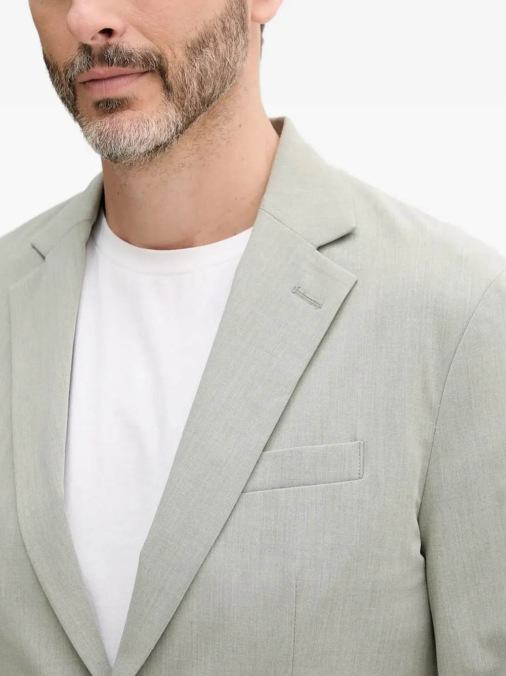 Sisley Paris Patch-pocket Two-button Suit In Green