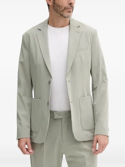 Sisley patch-pocket two-button suit