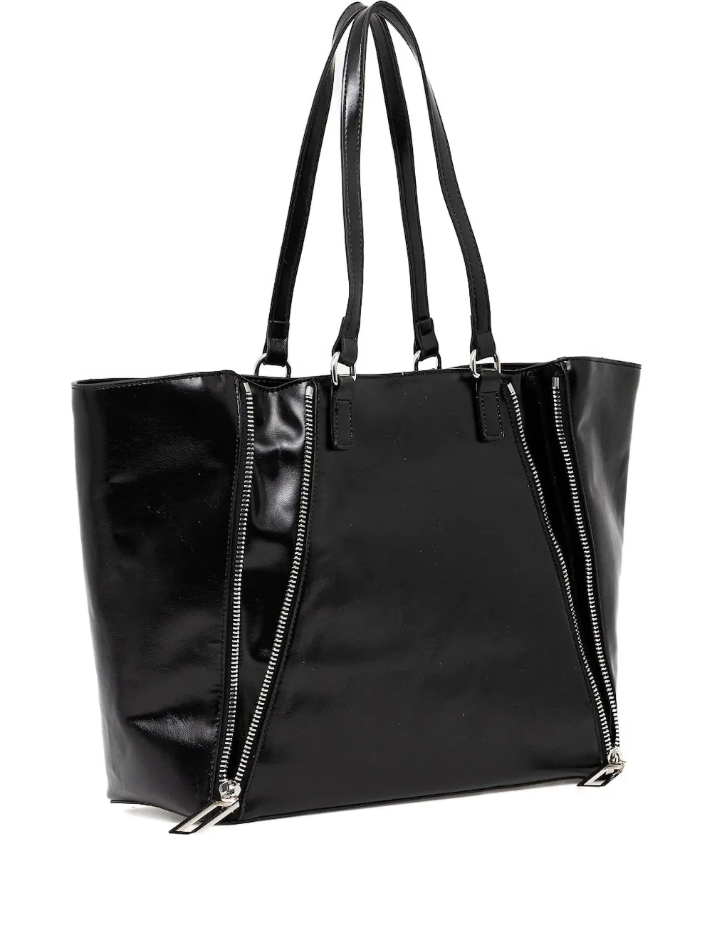 Sisley zip-detail tote bag | Black | Image 1