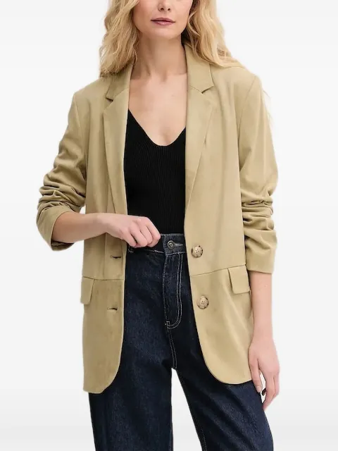 Sisley notched buttoned blazer