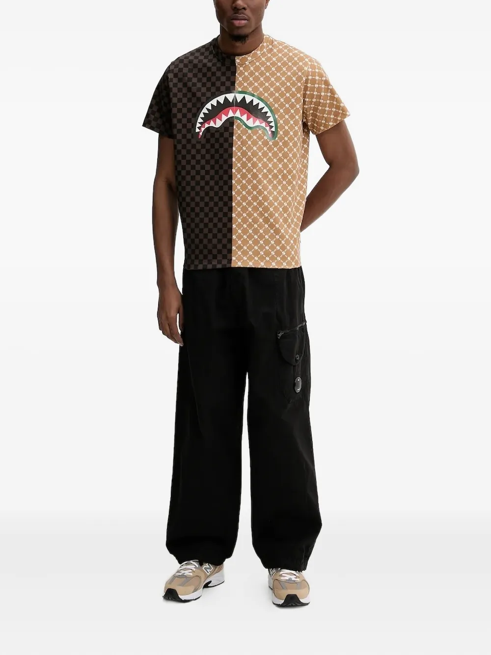Sprayground logo-print patterned T-shirt | T-Shirts | Image 2
