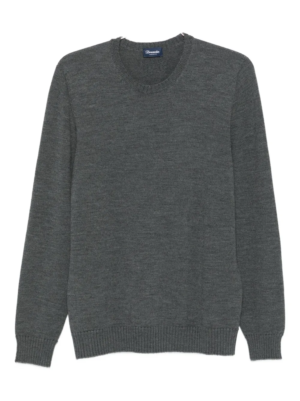 Drumohr crew-neck wool sweater Grijs