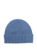 Drumohr ribbed beanie hat - Blue