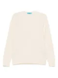 Drumohr lambs wool crew-neck sweater - Neutrals