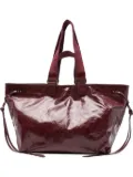 ISABEL MARANT Wardy leather tote bag - Red
