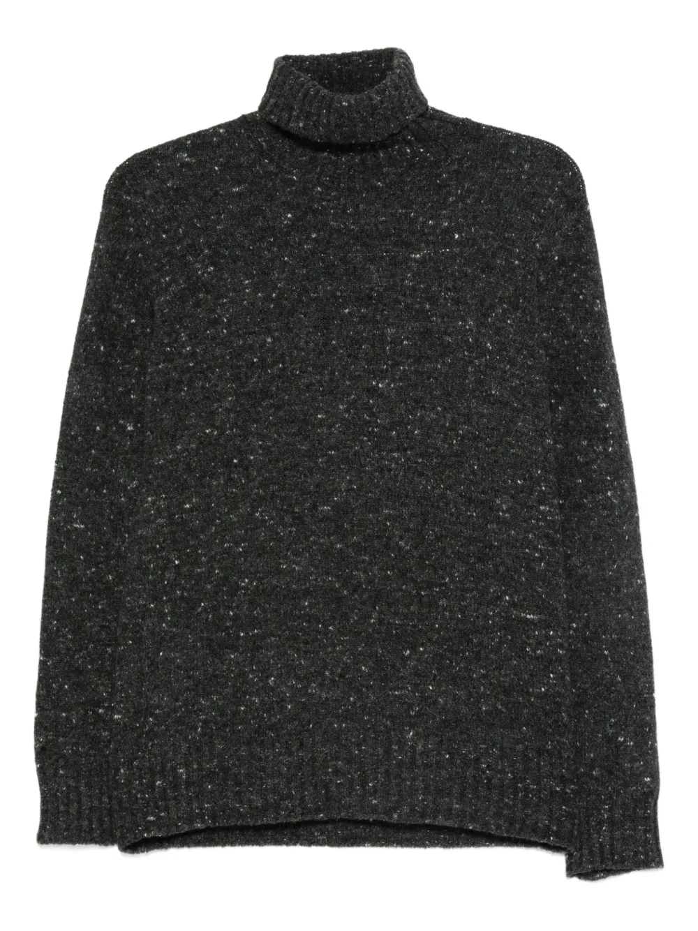 Drumohr speckled turtleneck sweater Grijs