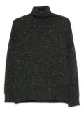 Drumohr speckled turtleneck sweater - Grey