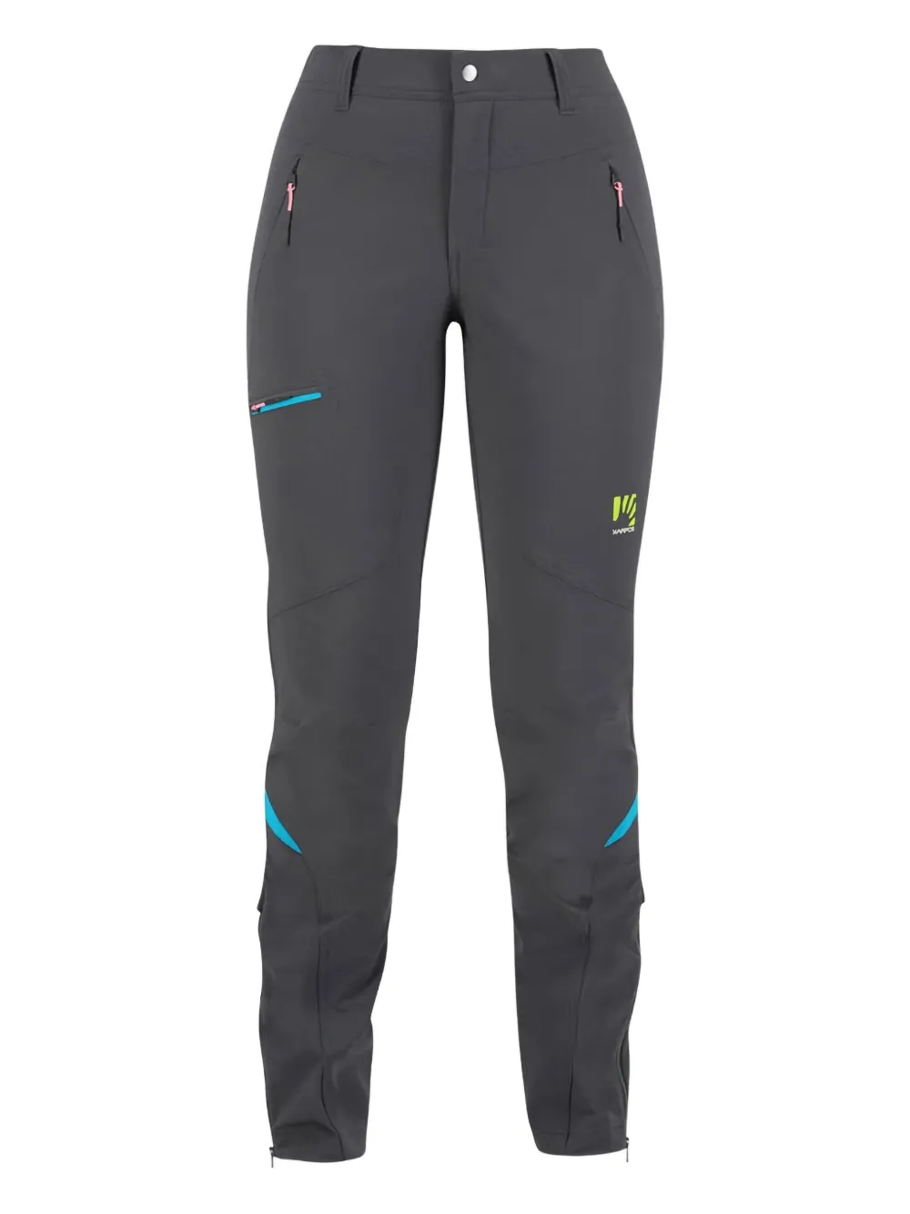 KARPOS zip-pockets panel sport track pants - ブルー KARPOS zip-pockets panel sport track pants - ブルー