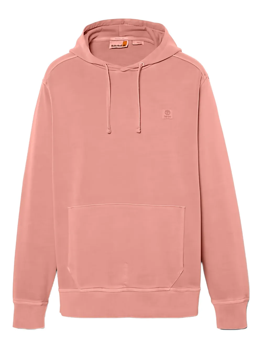 Timberland logo-patch hoodie Roze
