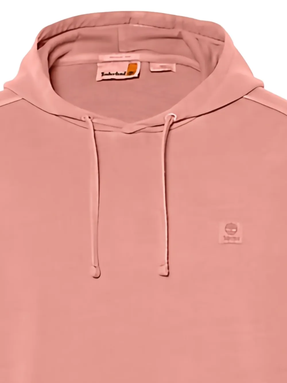 Timberland logo-patch hoodie Roze
