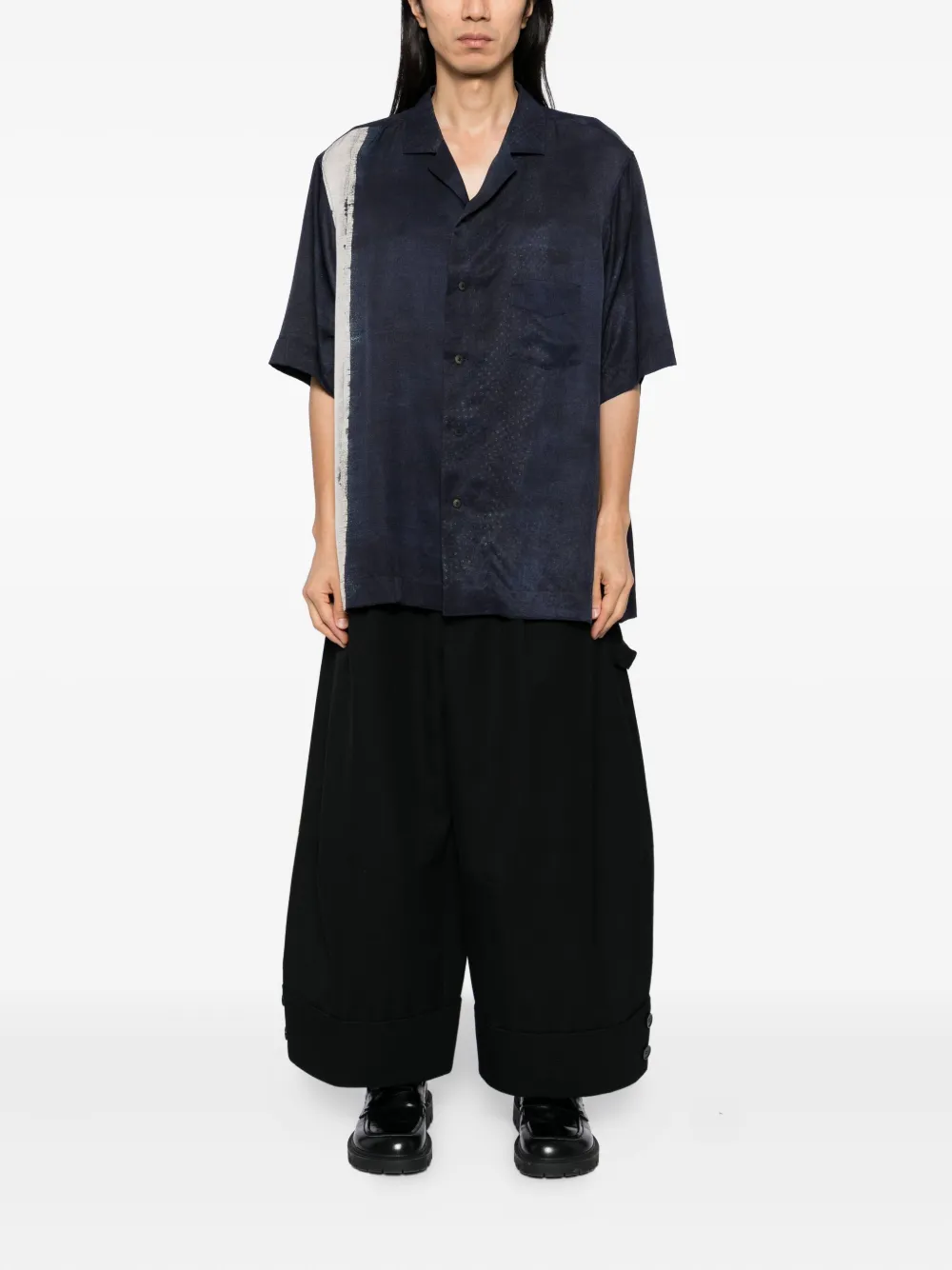 Ziggy Chen Overhemd met print - Blauw