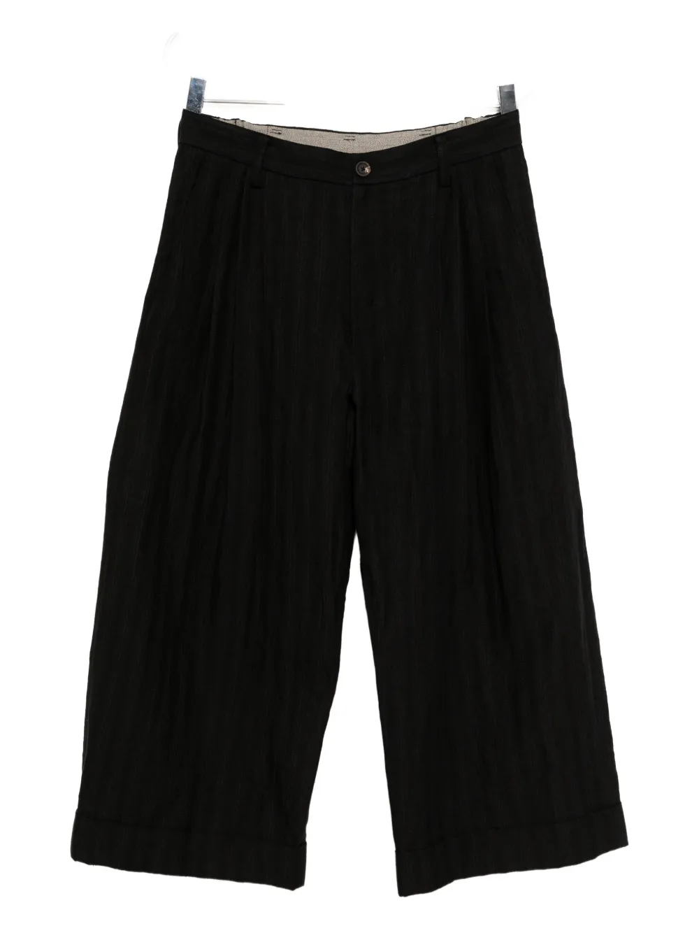 Ziggy Chen Gestreepte broek Zwart