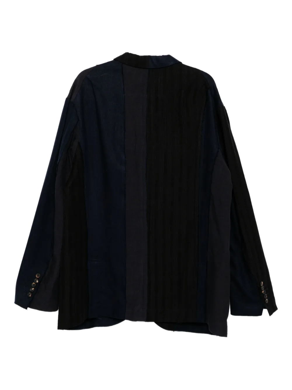 Ziggy Chen Blazer met patchwork Blauw