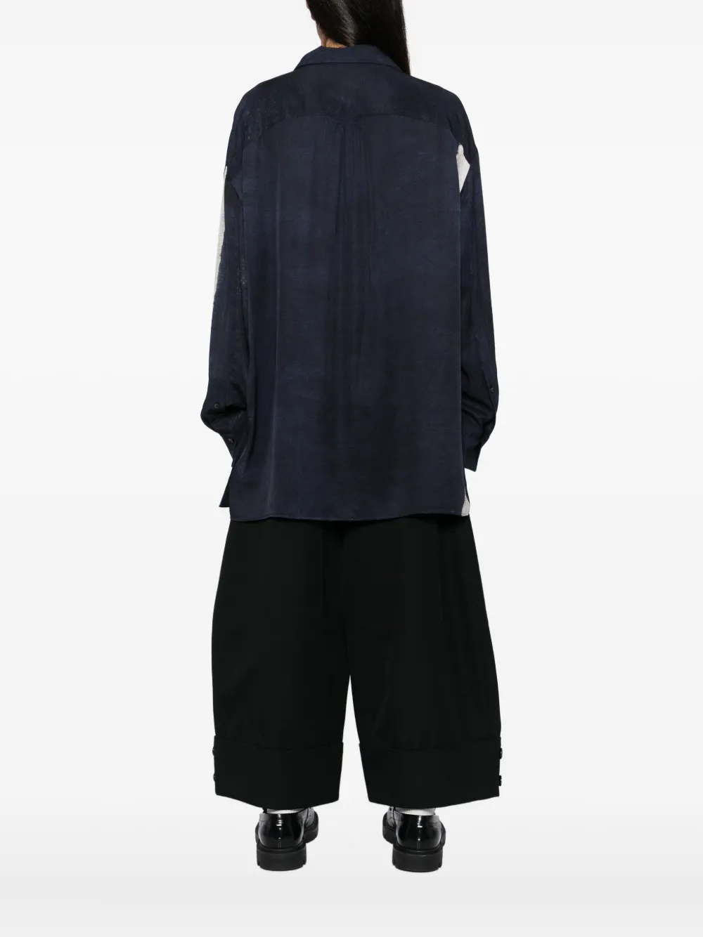 Ziggy Chen Overhemd met print Blauw