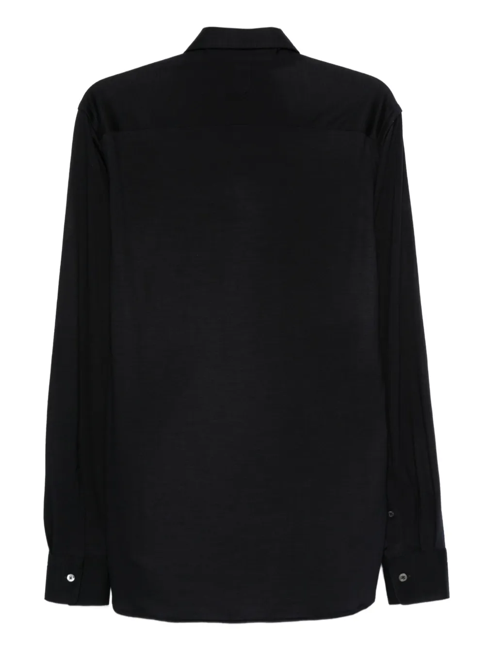 Canali Overhemd met knoopsluiting - Blauw