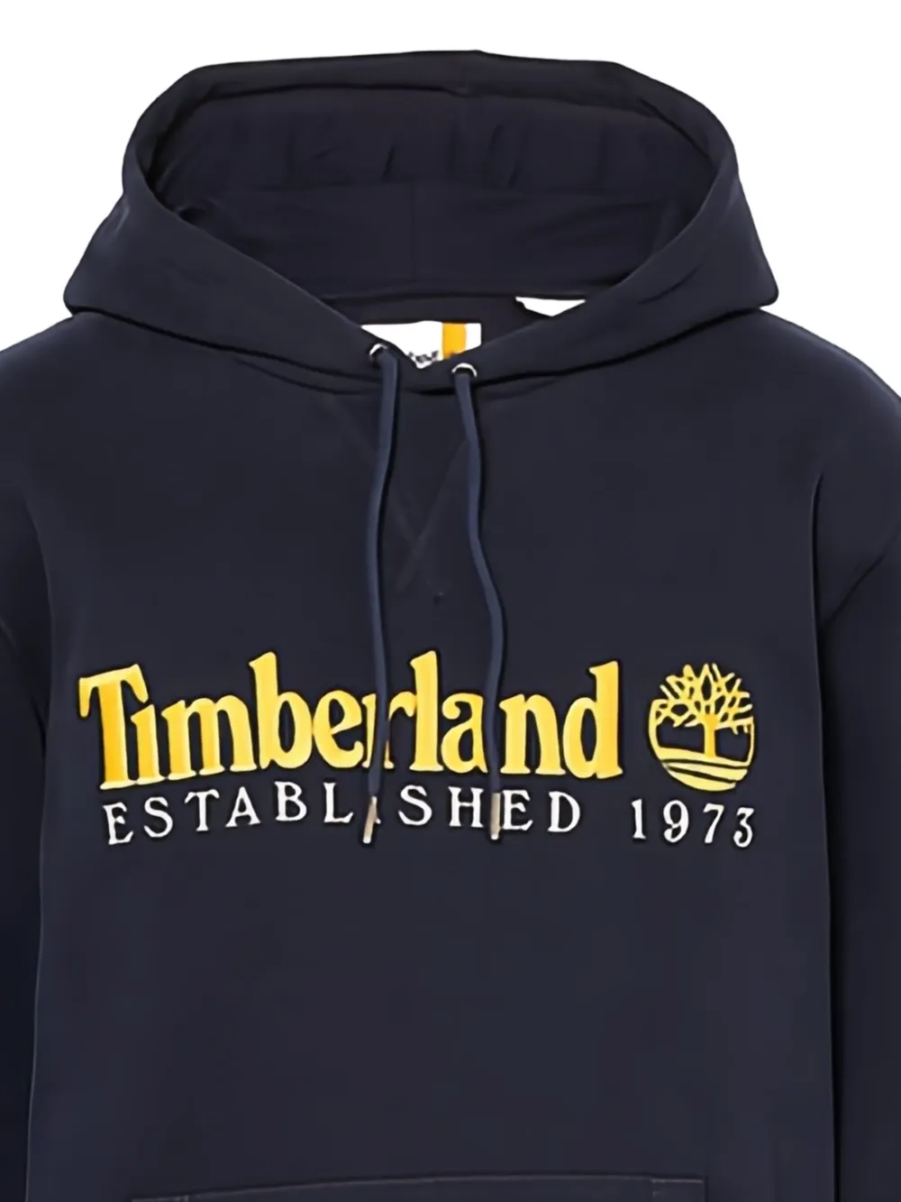 Timberland logo long-sleeves hoodie Blauw