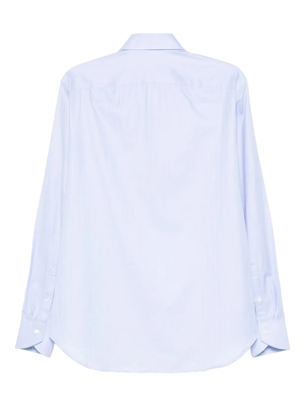 Canali Katoenen overhemd met lange mouwen - Blauw