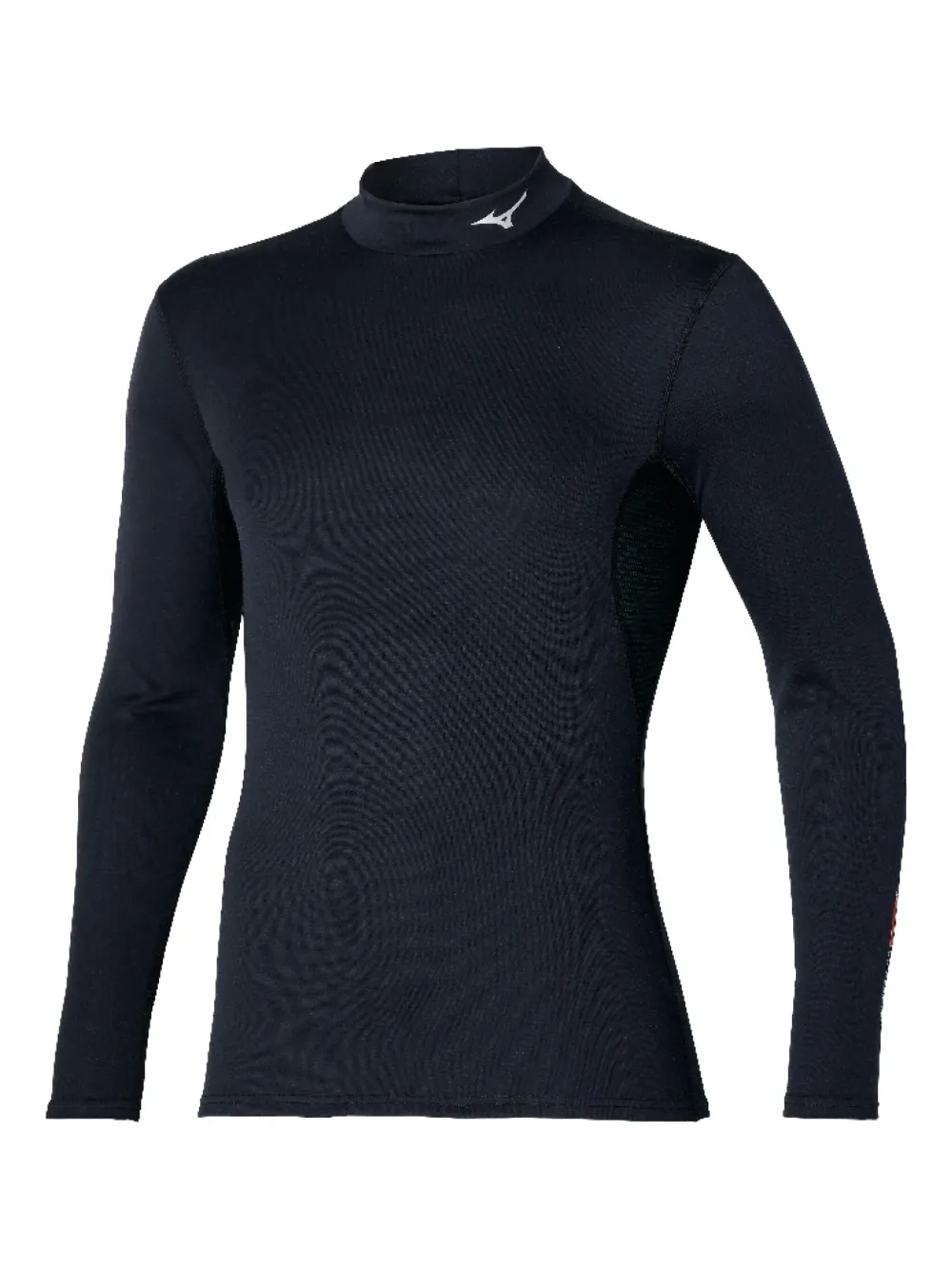 mock-neck long-sleeve top