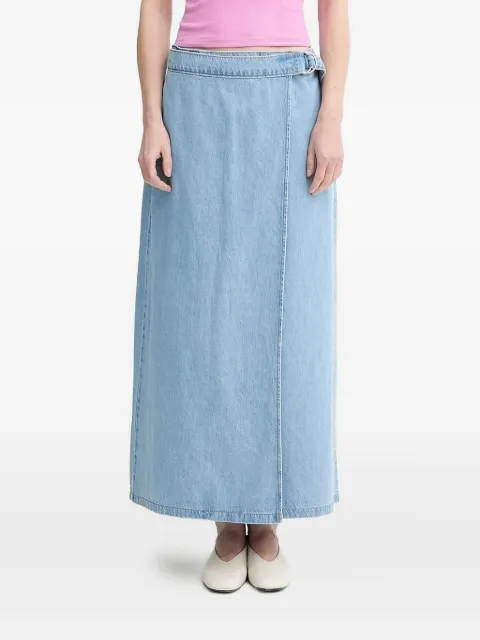 Levi's jupe portefeuille à taille ceinturée