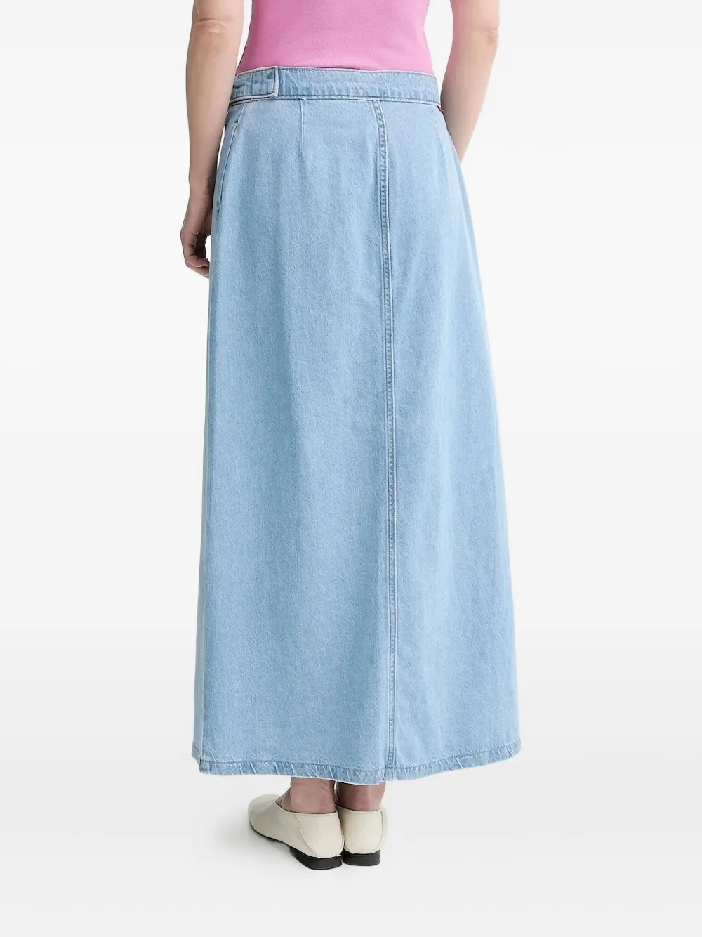 Levi's Wikkelrok met ceintuur - Blauw