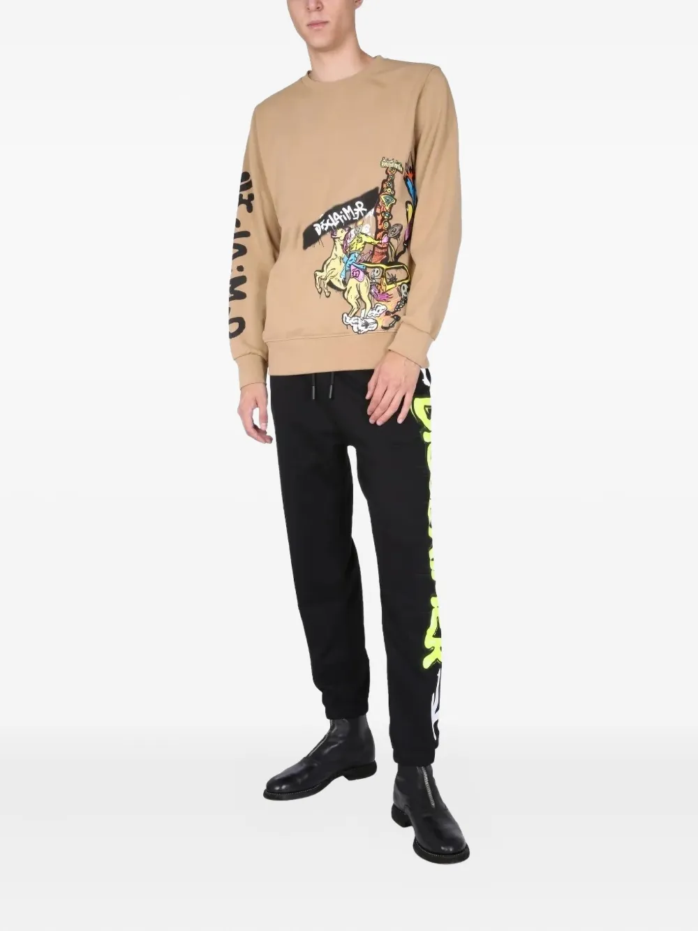 DISCLAIMER graphic-print sweatshirt | Sweatshirts | Image 2