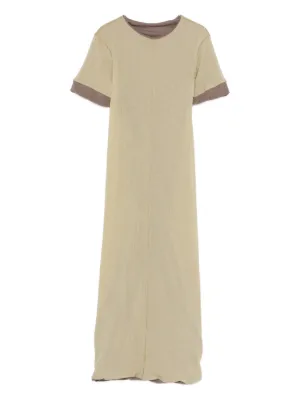 Jil Sander Cotton Midi Dresses Pack Of Three - Green