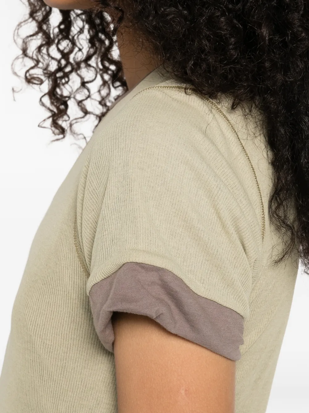 Sportmax Jurk met vlakken Beige