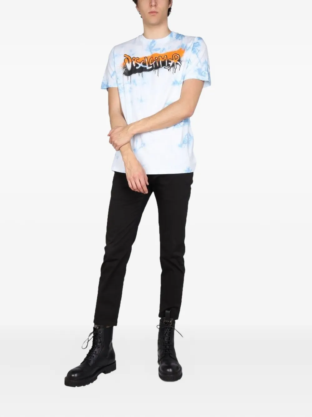 DISCLAIMER tie-dye graffiti-print T-shirt | T-Shirts | Image 2
