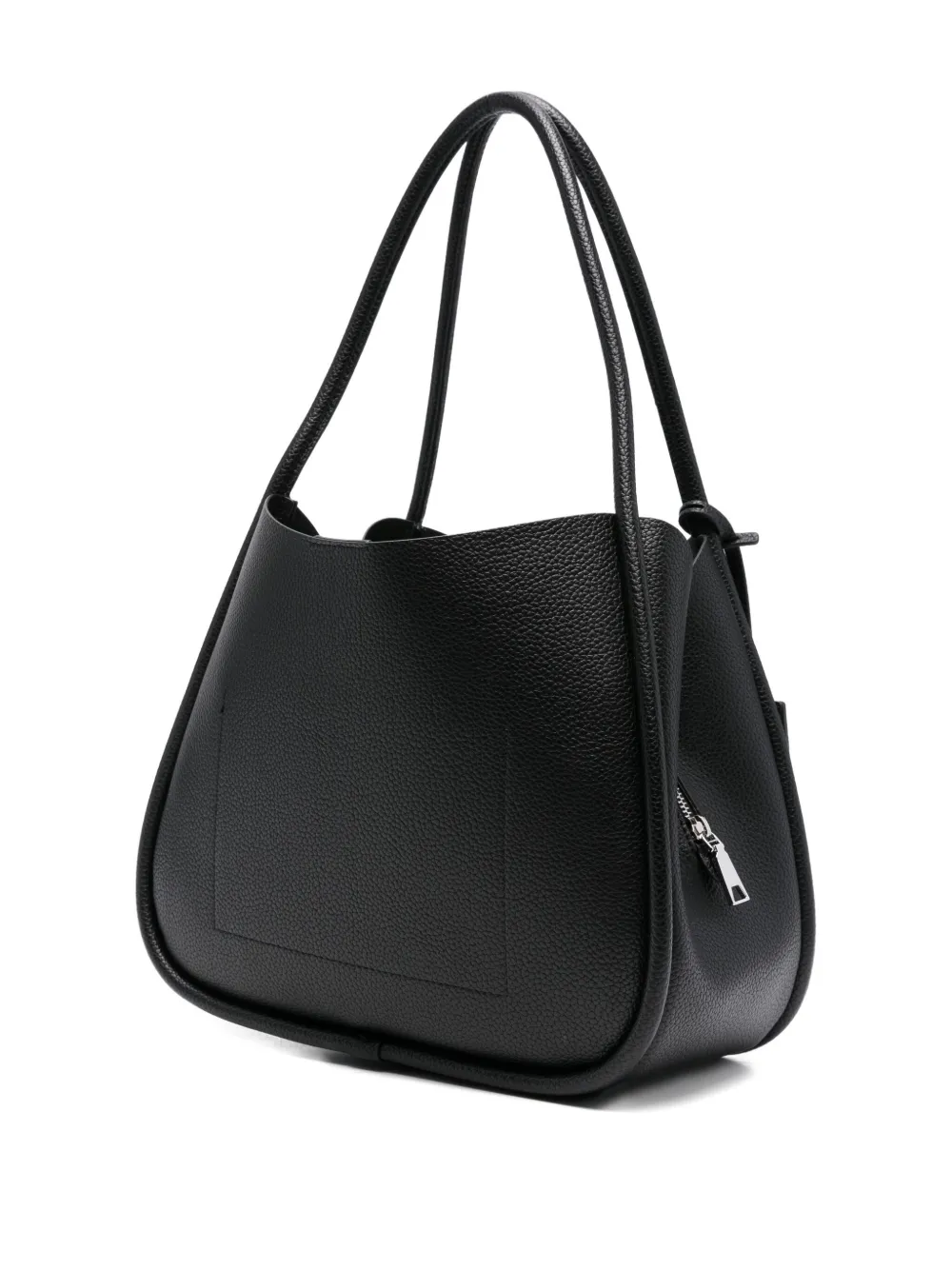 DKNY large Capri leather tote bag Zwart