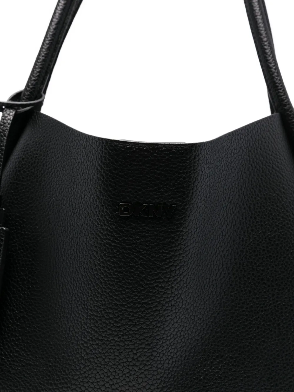 DKNY large Capri leather tote bag Zwart