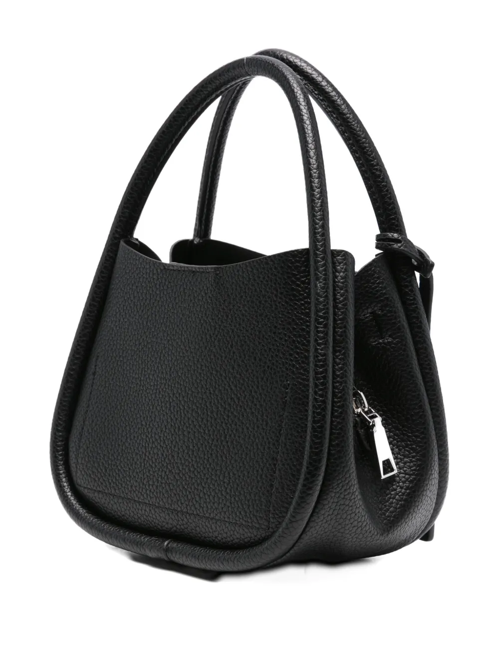 DKNY Capri logo-lettering tote bag Zwart