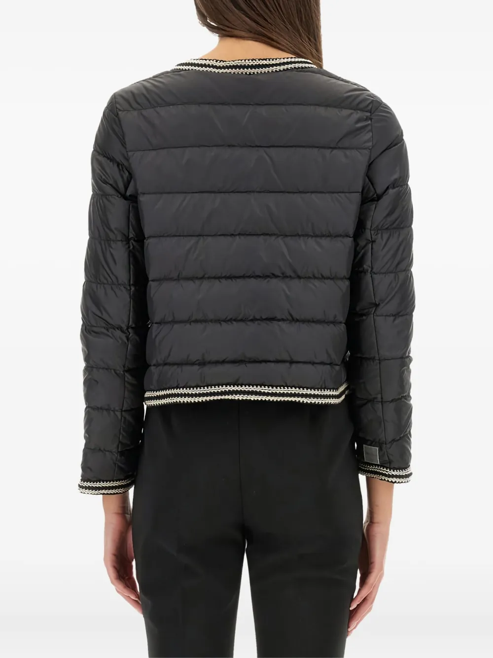 'S Max Mara Gewatteerd jack met ronde hals Blauw