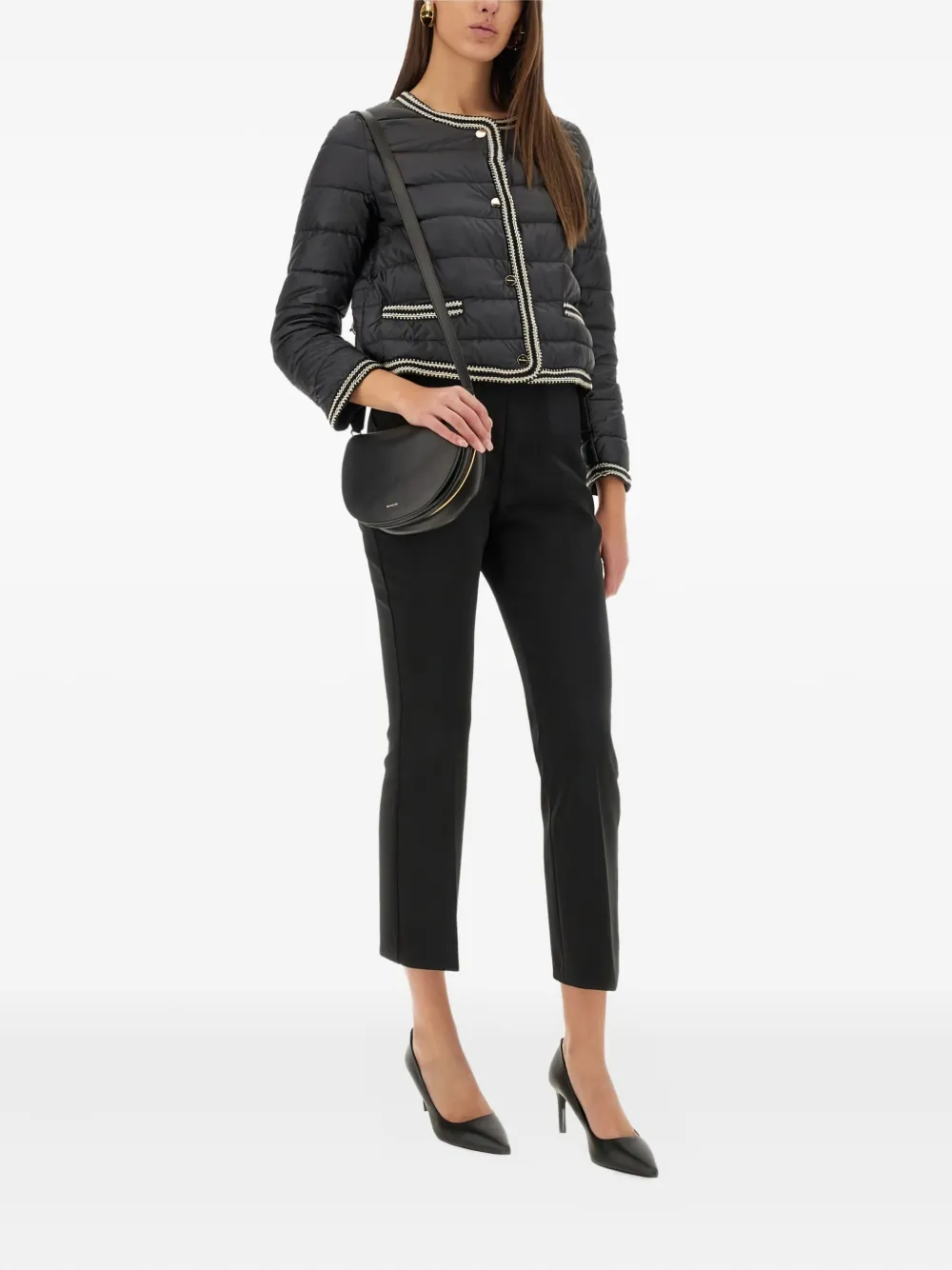 'S Max Mara Gewatteerd jack met ronde hals Blauw