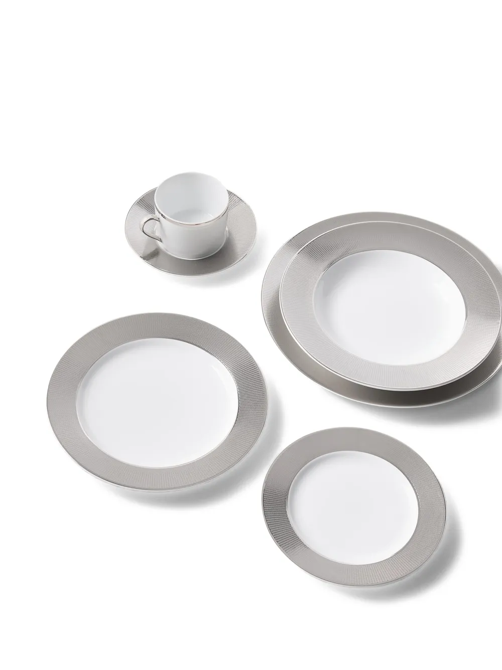Ralph Lauren Hewitt Porcelain Bread & Butter Plate In Gray