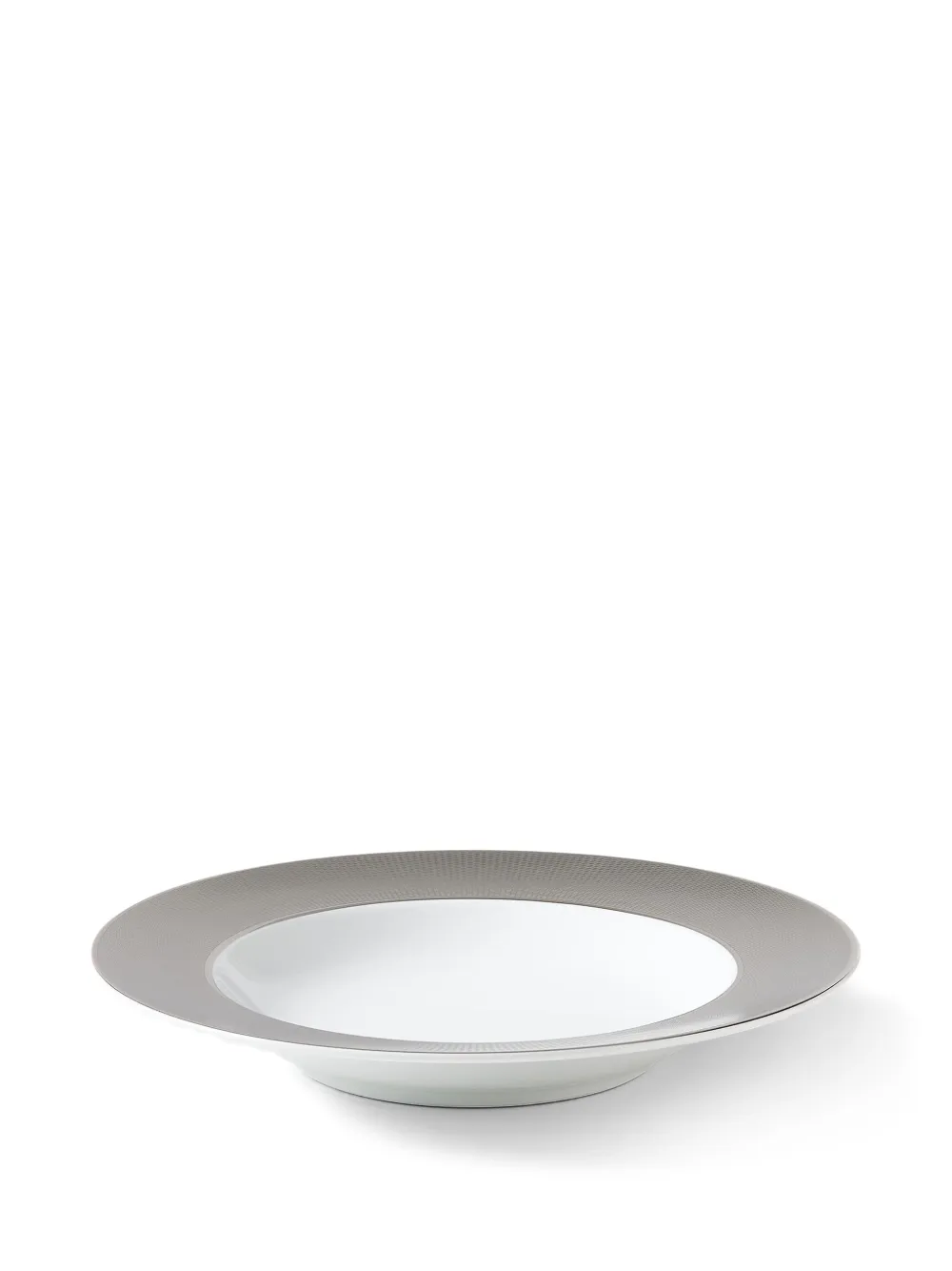 Ralph Lauren Home Hewitt textured soup plate | Grey | Image 1