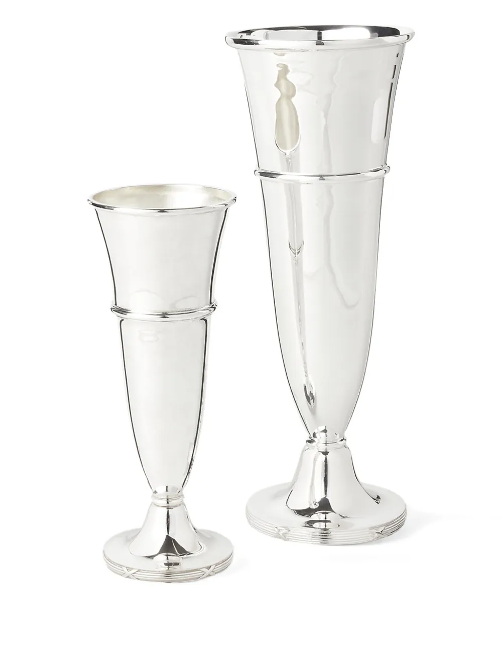 Ralph Lauren Home Brittingham フラワーベース - シルバートーン Ralph Lauren Home Brittingham フラワーベース - シルバートーン