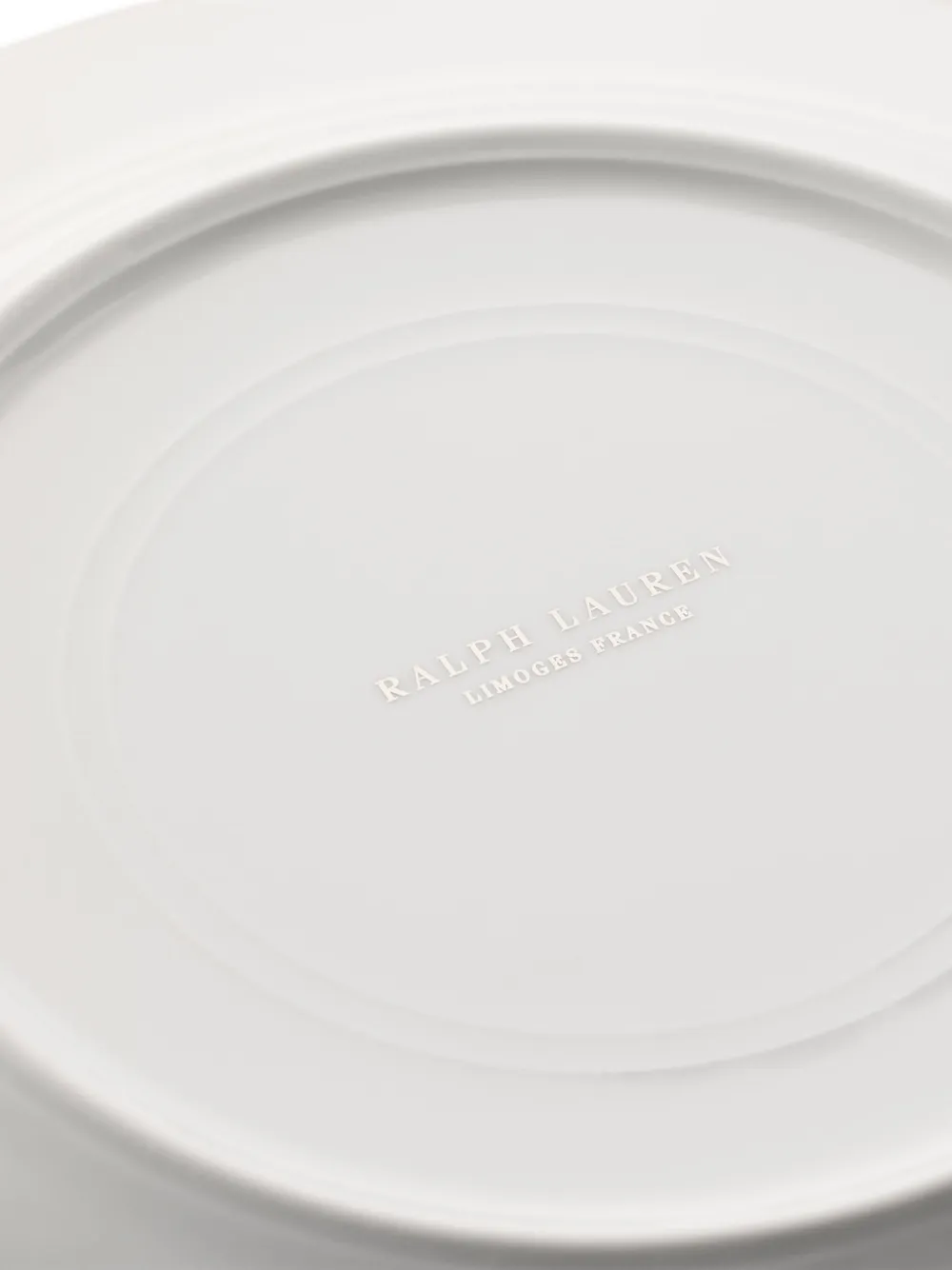 Ralph Lauren Hewitt Textured-border Salad Plate In Gray