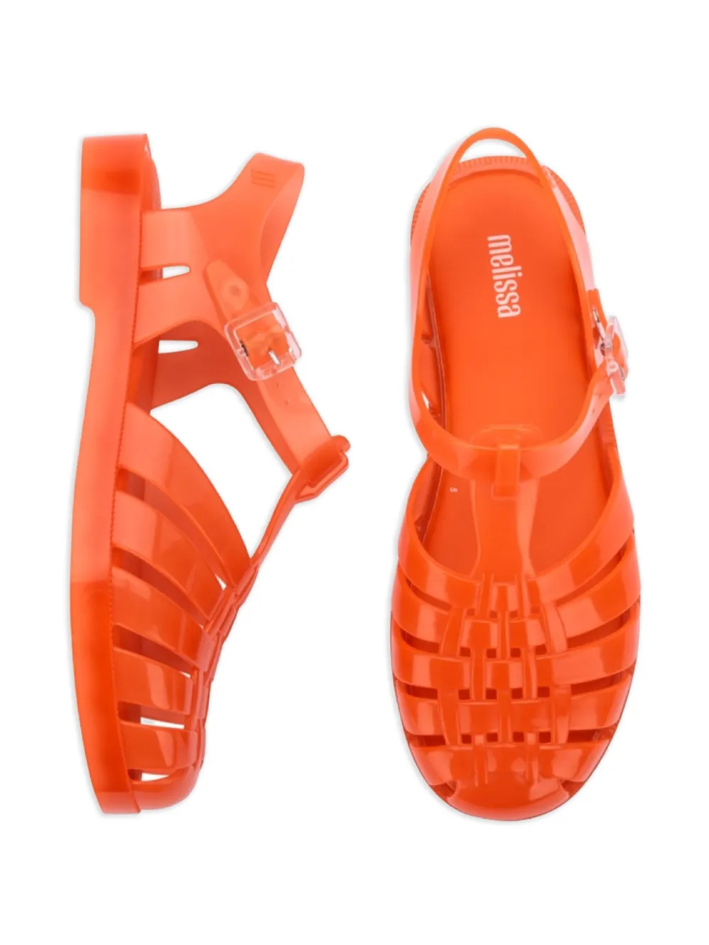 Melissa strappy jelly sandals Orange