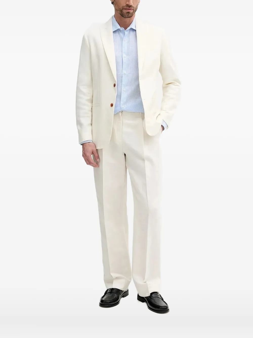 Sisley Paris Two-button Jacket In White