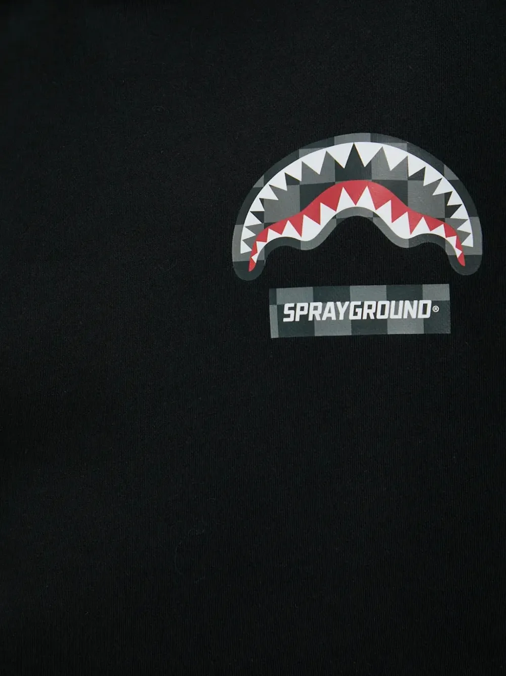 Sprayground Logo-detail Graphic Hoodie In Black