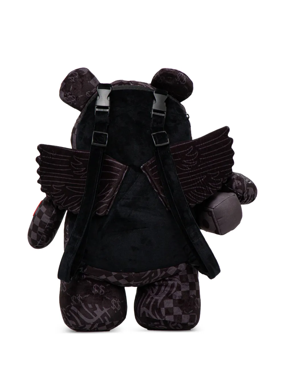 Sprayground large 4AM Money Wing Bear check-pattern backpack | Women | Image 2
